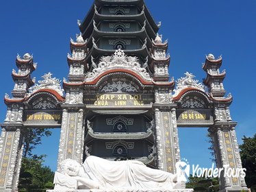Danang tour of Marble mountains, Linh Ung Pagoda, Paracel Exhi-House, war museum