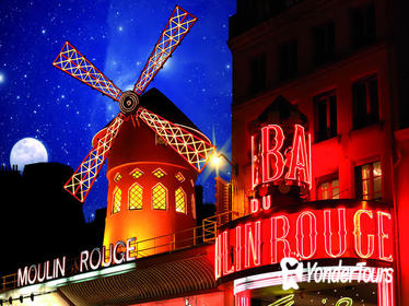 Dinner and Show at the Moulin Rouge with return transfer to Central Paris Hotel