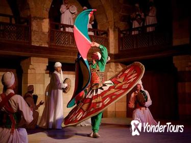 Discover Cairo: Cairo By Night Including the Best Sufi Tanoura Show in Egypt