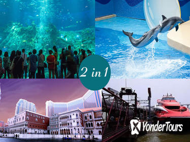 E-Ticket Combo: Hong Kong Ocean Park plus 2-Way HKG to Macau Turbojet Tickets