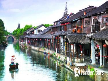 Fengjing Ancient Water Town Private Tour with Eco Farm Visit from Shanghai