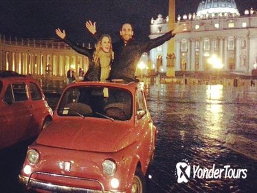 Fiat 500 Night tour of Rome