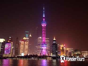 From Shanghai: The Bund and Nighttime Cruise on Huangpu River