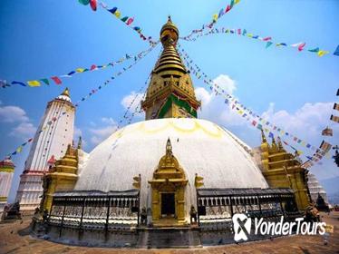 Full Day Private Sightseeing Kathmandu tour with visit to Swayambhunath Stupa and Budhanilkantha
