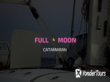 Full Moon on a Catamaran