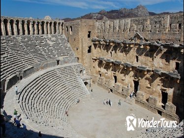 Full-Day Tour of Kursunlu Waterfalls, Aspendos, and Ancient Ruins of Side From Alanya