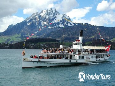 Golden Round Trip with Lake Cruise to Mt Pilatus from Lucerne Self-Guided Tour