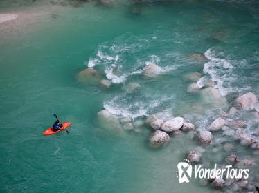 Guided Kayak Descent on Soca River from Bovec