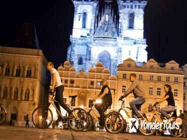 Guided Night Time Bike Ride in Prague