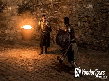 Guided Tour with glass of cava and live sword show at Requesens Palace Guided Tour with glass of cava and live sword show at Requesens Palace