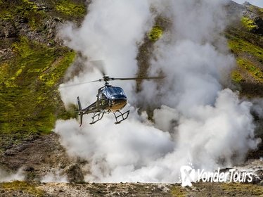 Helicopter Flight from Reykjavik: Thingvellir National Park and Thórisjökull Glacier