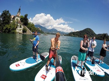 Lake Bled Stand-up Paddling and Viewpoint Hike Half Day Tour from Ljubljana