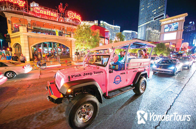 las vegas city lights night tour by jeep