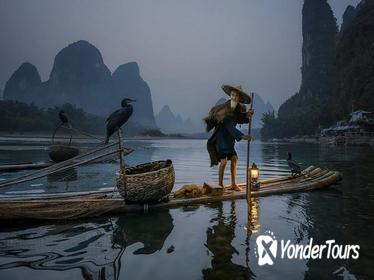 Li River Sunrise and Cormorant Bird Fishing Private Tour from Guilin