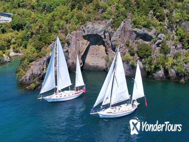 Maori Rock Carvings Sailing Trip in Taupo