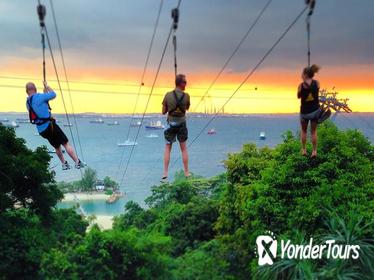 Mega Adventure Park Zipline on Sentosa Island