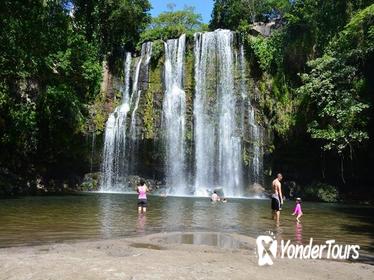 Miravalles Volcano and Waterfalls from Playa Hermosa