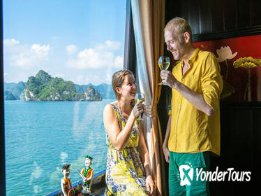 Overnight Halong Bay Cruise by Halong Suite Cruises Including Hanoi Pickup