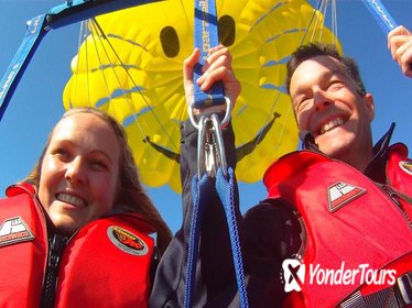 Parasailing on Lake Rotorua Parasailing on Lake Rotorua