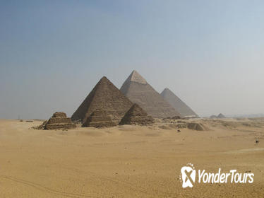 Private Guided Tour for Families to Saqqara Dahshur and Giza including Camel Ride and Lunch from Cairo