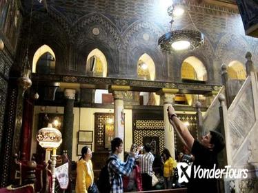Private Half-Day Tour to Coptic Cairo with Hanging Church, Abu Serga Church, Santa Barbara and Ben Ezra Synagogue
