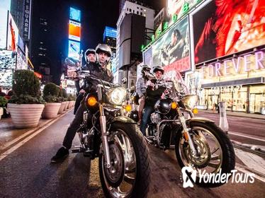 Private Motorcycle Sightseeing Tour of NYC at Night