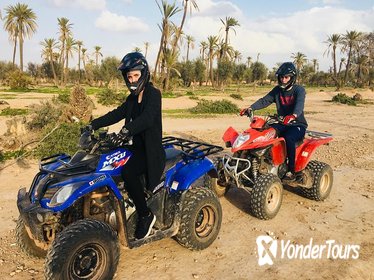 PRIVATE QUAD BIKING SAFARI IN THE PALM GROVE OF MARRAKECH AND BERBER HOME TEA