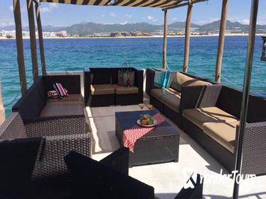 Private Sail from Cabo with Snorkeling, SUP, and Semi-Private Beach