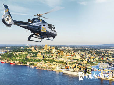 Quebec City Helicopter Tour Over Montmorency Falls