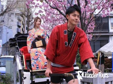 Rickshaw Ride through Asakusa in a Kimono