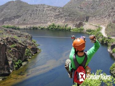 River Rafting and Zipline Tour from Salta with Argentine BBQ Lunch