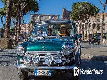 Rome Aperitives Tour in Mini Vintage Cabriolet with Ancient Highlights