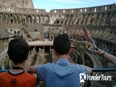 Rome private shore excursion for families with kids: skip the line Colosseum tour
