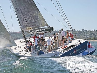 Sail Stars and Stripes America's Cup Racing Yacht