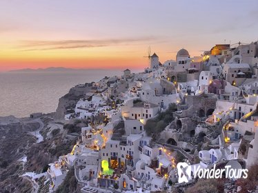 Santorini Sunset Dinner Cruise Including Nea Kameni Visit