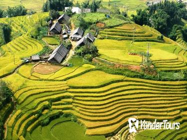 Sapa Trekking 2 days 1 night group tour - hotel - day bus from Hanoi