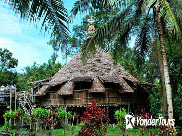 Sarawak Cultural Village from Kuching City