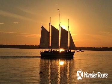 Schooner Sunset Sail on Charleston Harbor