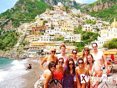 Sharing Shore Excursion from Naples Port to Pompeii Positano Sorrento and Amalfi Coast