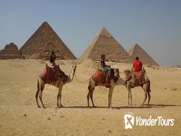 Sightseeing Day Tour to Pyramids, Egyptian Museum and Bazaar from Giza or Cairo Sightseeing Day Tour to Pyramids, Egyptian Museum and Bazaar from Giza or Cairo