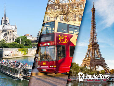 Skip the Line Eiffel Tower Summit Hop-On Hop-Off Tour and Seine River Cruise