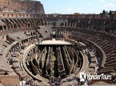 Small-Group Ancient Rome and Colosseum Upper Ground Levels with Rooftop Terrace Panoramic Tour