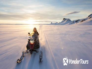 Small-Group Snowmobiling on Langjökull Glacier and Bathing in the Secret Lagoon