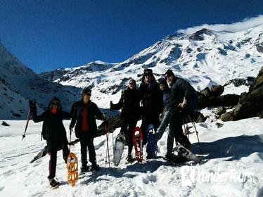 Snowshoeing Hiking Adventure in Cajon del Maipo from Santiago