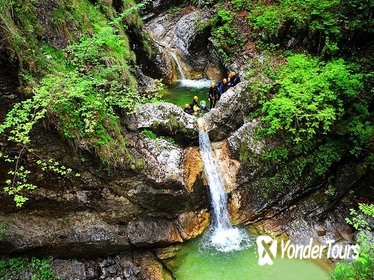 Soca Valley Adventure: Full Day Canyoning and White Water Rafting from Bled