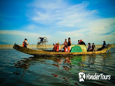 Sunset at Tam Giang Lagoon in Hue