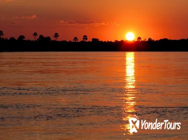 Sunset Zambezi River Cruise with Transport from Victoria Falls