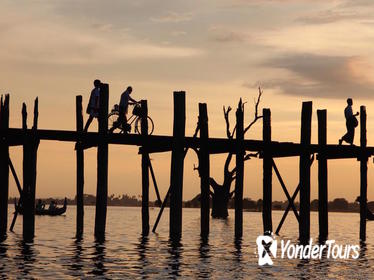 U Bein Bridge Sunset Cycling Day Tour from Mandalay