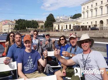 Vodka Tasting and Evening Canal Cruise in St Petersburg