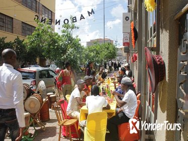 Walking Tour of Maboneng Arts and Crafts Markets from Sandton